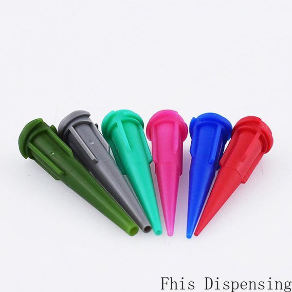 

14g 15g 16g 18g 20g 22g 25g opaque tapered needle plastic conical fluid smoothflow dispense tips