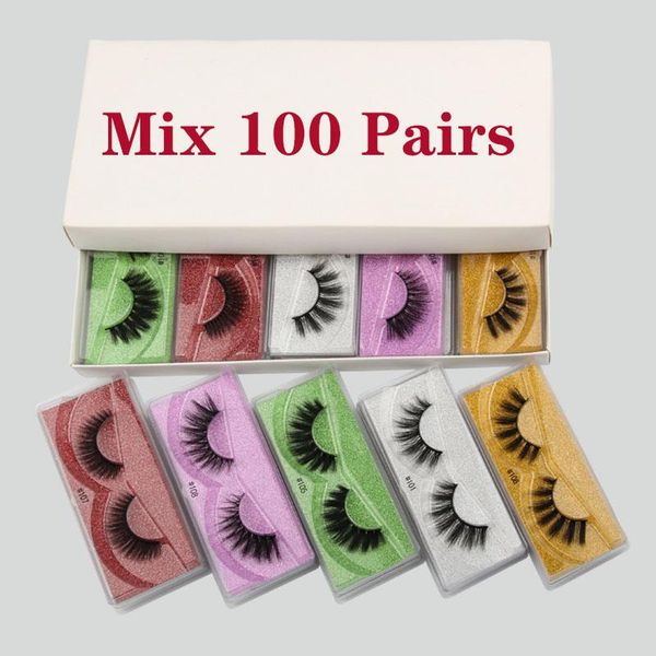 

eyelash wholesalers 20304050100pcs bulk eyelashes 3d faux mink eyelashes wholesale false eyelash in bulk lashes makeup tool wmtkad xhhair