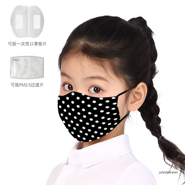 

printed printed dustproof cloth sunscreen cartoon children's non-disposable mask