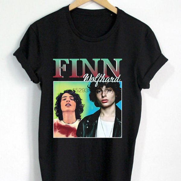 

спорт finn wolfhard футболка новый дизайн известные рубашки логотип мужчин и женщин t размер рубашки тройника s 2xl bf66