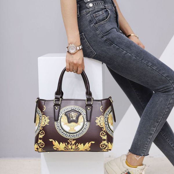

2020 printed handbag large capacity straddle women's bag