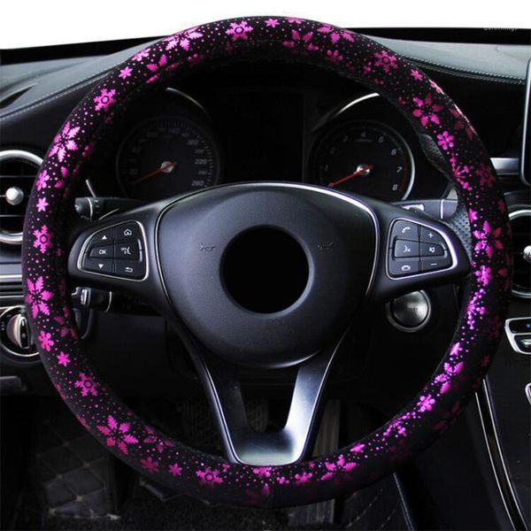 

protector steering wheel cover comfortable accessories 38 cm snowflake1
