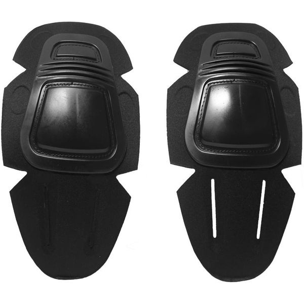 

4pcs tactical knee and elbow protector pad for paintball combat uniform suit, 2 knee pads & 2 elbow pads set, Black;gray