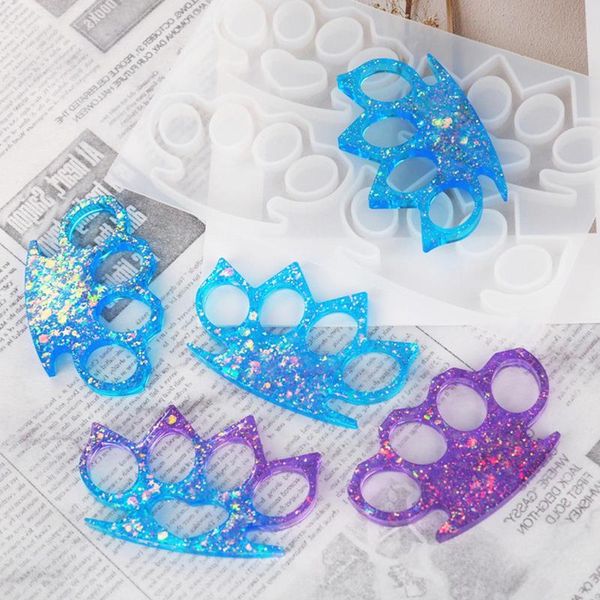 

creative multifunctional diy craft resin epoxy ring knuckle shape silicone mold