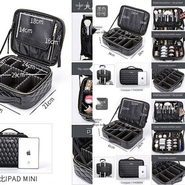 

hemey makeup artist professional cosmetic case for tattoo embroidery embroideryembroidery women portable kit portable large capacity makeup
