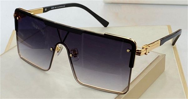 

new fashion sunglasses z9808 one-piece protective glasses square frameless design classic generous popular fashion style uv400 protection, White;black