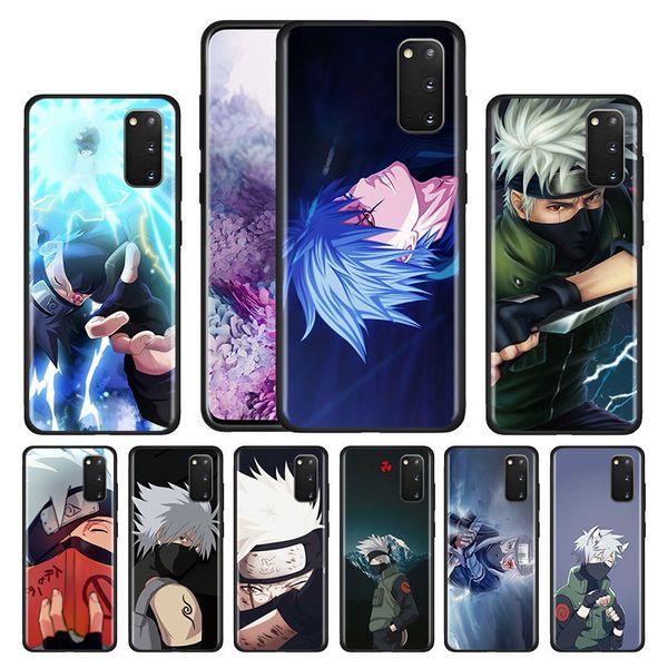 

silicone case for samsung galaxy s20 ultra 5g s10e s10 s9 s8 plus s7 edge phone cover naruto kakash anime
