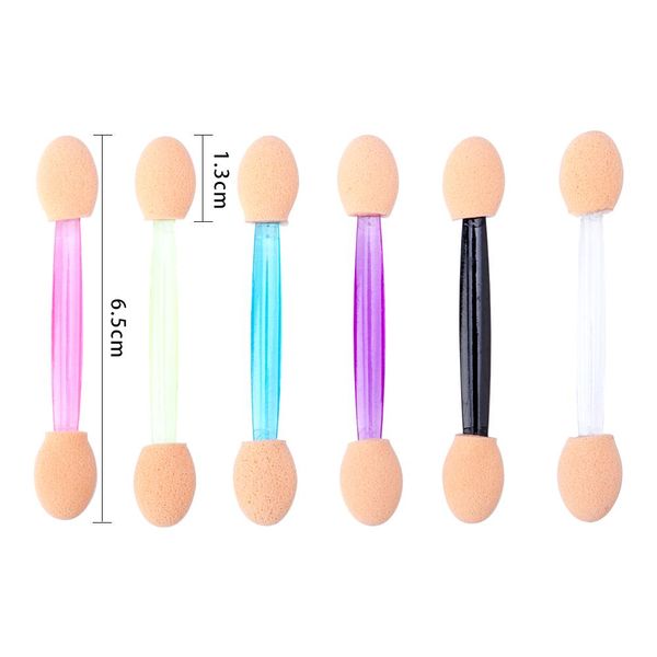 

50шт новая мода губка стик eye shadow аппликатор косметические макияжа инструменты с двойной головкой eyeshadow brush 50шт новый wmtejt xhqh