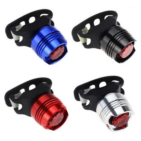 

bike lights cycling led aluminum front lamp helmet back tail rear light accessories bicycle reflector1