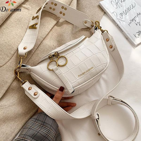 

lenlei stone pattern women's fanny pack 2020 letter crossbody chest bag female pu leather waist packs solid nerka belt bag