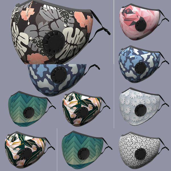 

20pcs face mask black masks face designer three dimensional protection pure cotton breathing va upgv