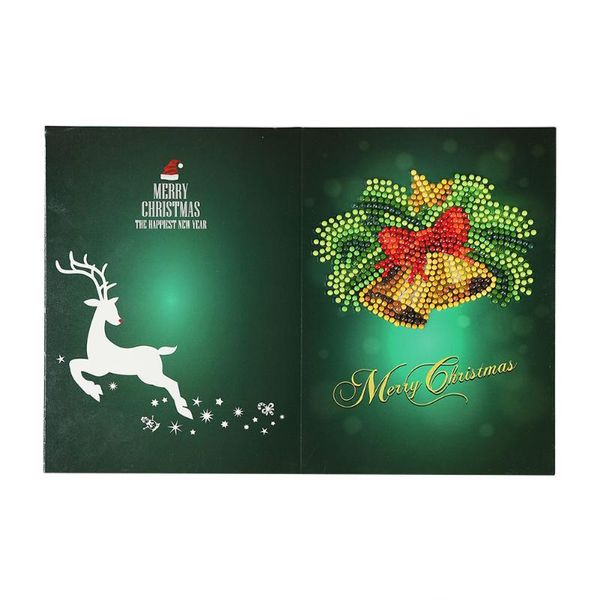 

diy decoration handmade holiday christmas gift diamond painting cartoon greeting card embroidery 5d
