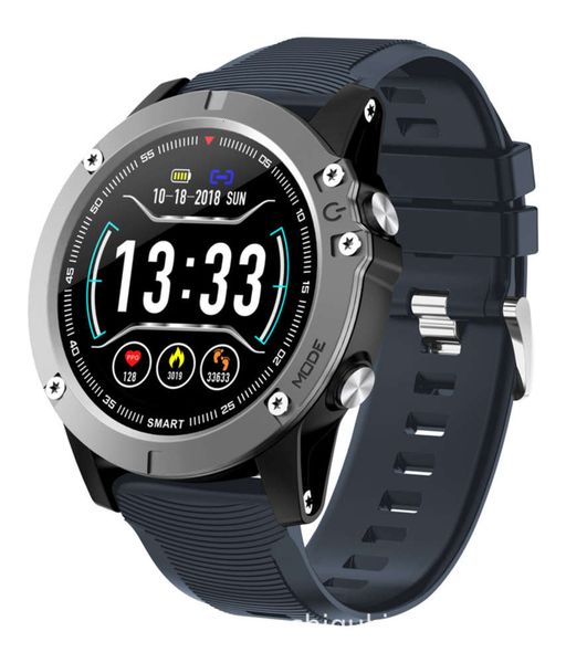 

new q58 intelligent sports watch direct ecg multi-function monitoring waterproof sp bluetooth, Blue