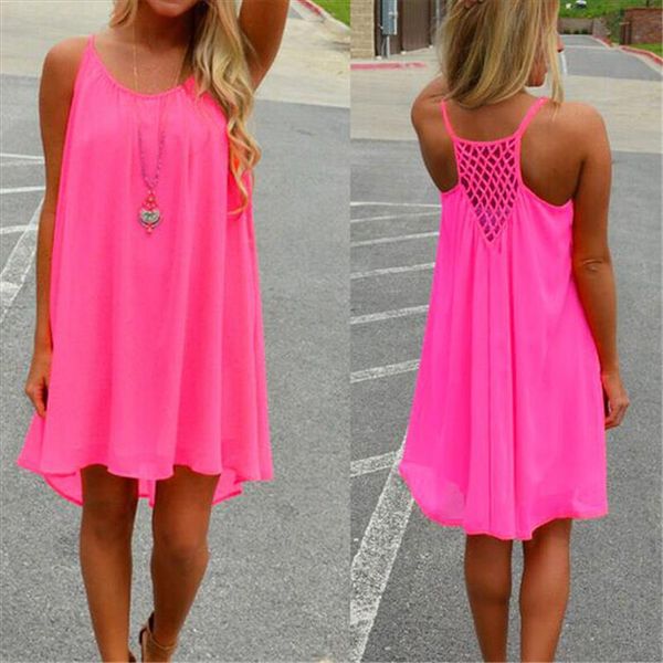

women beach dress fluorescence female summer chiffon voile spaghetti strap dress dresses womens clothing plus size, Black;gray