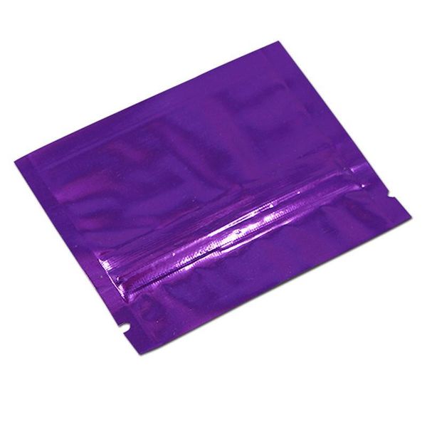 

300pcs lot 7.5x6cm aluminum foil zip lock self seal packaging bags food storage ziplock pouches resealable food packing bag h bbyjpk