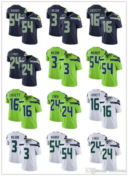 

men women seattle seahawks 3 russell wilson 24 marshawn lynch 54 bobby wagner 16 tyler lockett football jerseys, Black;red