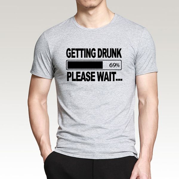 

stag party gift funny getting drunk please wait... print 2020 summer hip hop style slim tees sport hooded sweatshirt hoodie men t shirt