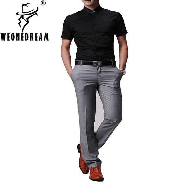 

2021 new spring summer western-style man trousers men's dress trouser men slim suit pants male skinny casual dress pants 33, White;black
