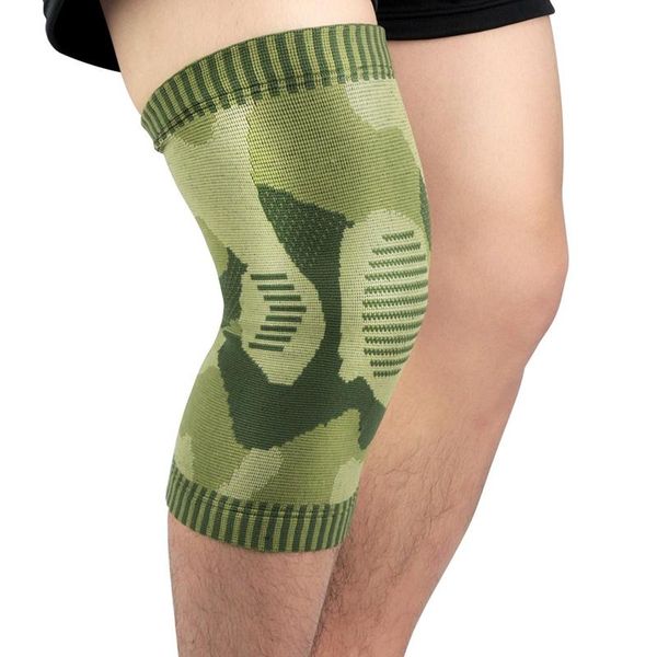 

1 pc knee sleeve support protector sport kneepad fitness running cycling braces high elastic gym warm leg wrist wrap kg-133, Black;gray