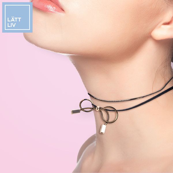 

lattliv беззаботная жизнь посадочная клавиш клавиши сексуальное короткое ожерелье шеи цепочка темперамент воротник, Silver