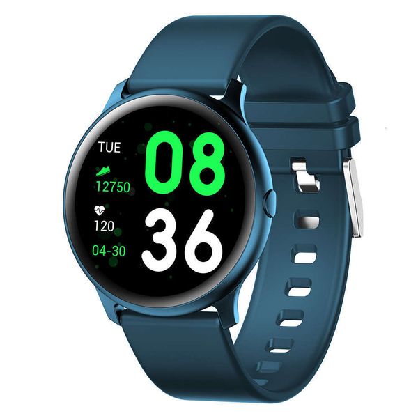 

kw19 watch round screen smart bracelet exercise meter step heart rate blood prsure oxygen sleep monitoring information reminderbgt