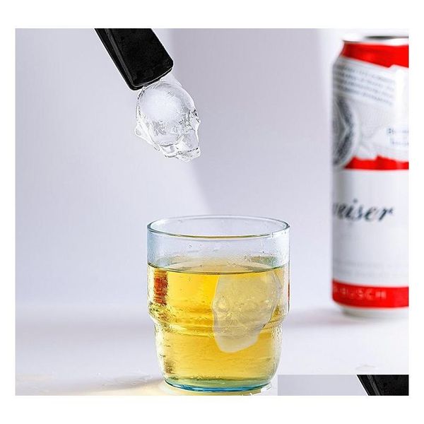 

cavity skull head 3d mold skeleton skull form wine cocktail ice sile cube tray bar accessories candy mou jllrsc powerstore2012