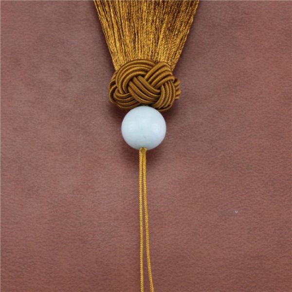 

1pc jade beads pine cap tassel fringe keychain caps straps diy jewelry making charms pendant craft accessories craft tassel h wmtjhm