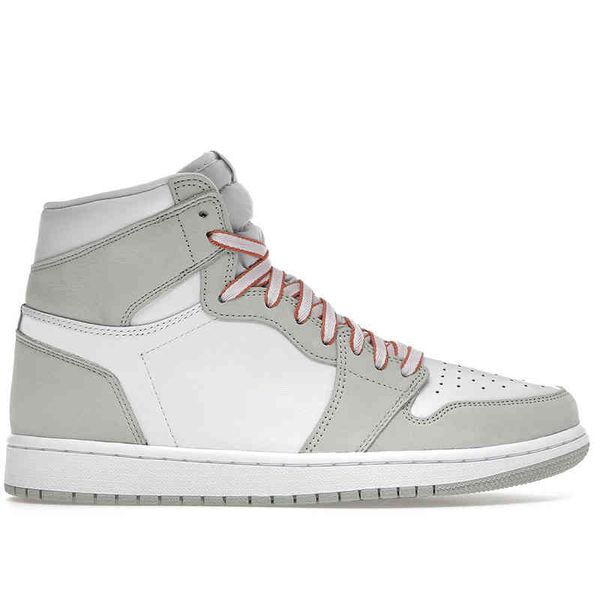 

men women basketball shoes jumpman 1 1s high og seafoam sneakers original box