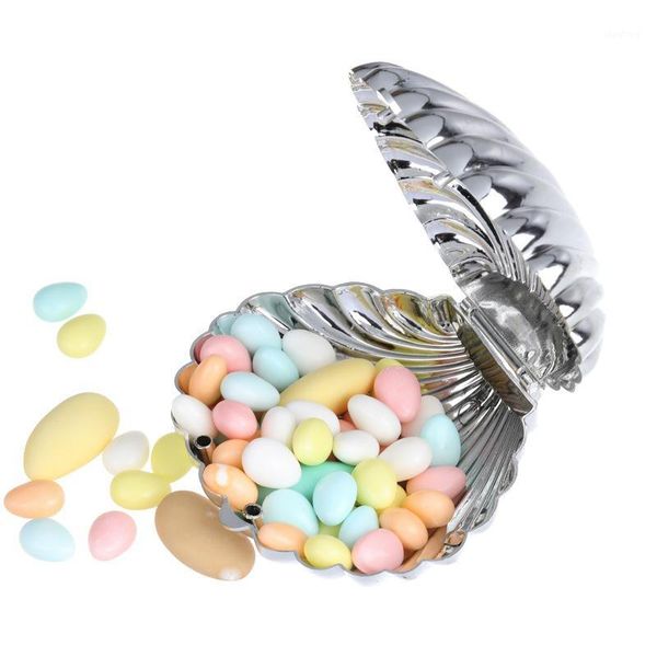 

10pcs /lot round gift box, colorful shell wedding candy box1