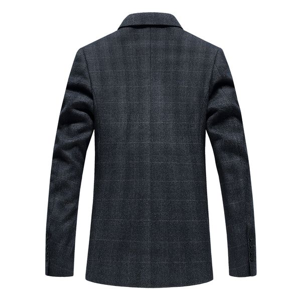 

2021 New Autumn Blazer Slim Fit Blazers Suit Men's Plaid Men Superior Quality Plus Size M-3xl 17IQ, White;black