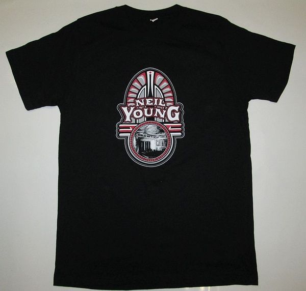 

rare unworn official neil young merchandise tour 2007 star rare fashion casual print sport hooded sweatshirt hoodie t shirt