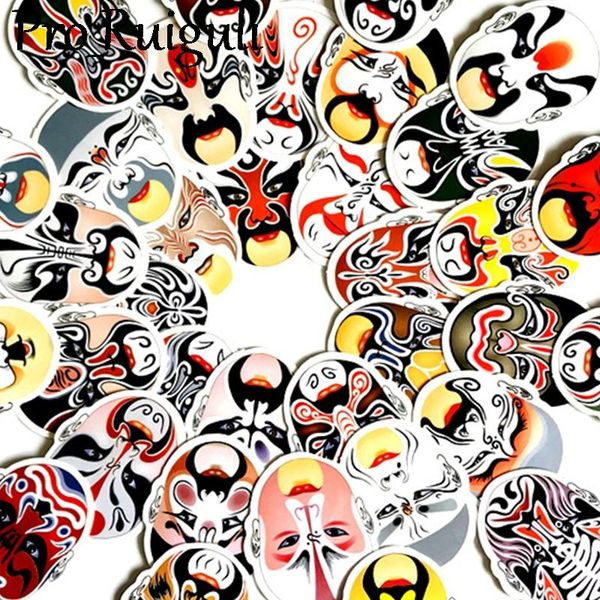 

35pcs chinese art operas макияж лица scrapbooking наклейки пакеты водонепроницаемая скейтборд чемодан гитары таблички pasters kid игрушка bb