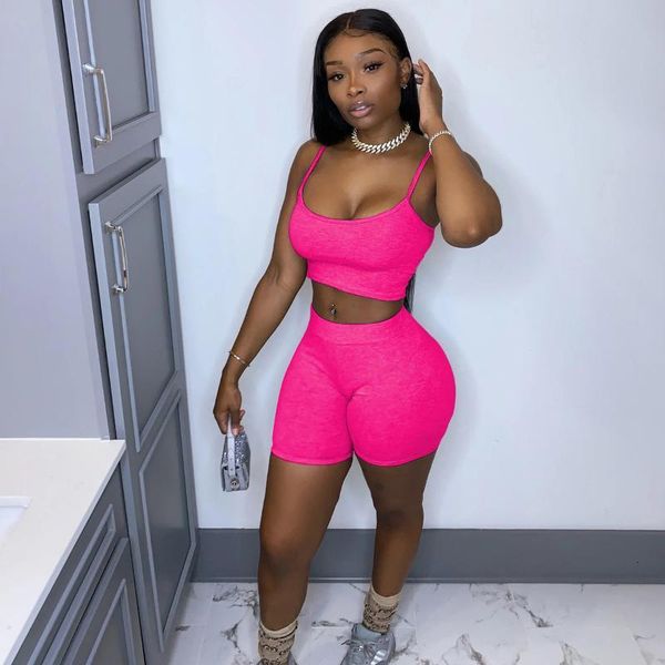 

solid color 2pieces yoga set women sport suits strappy sports bra+high waist seamless shorts female gym workout clothes set, White;red