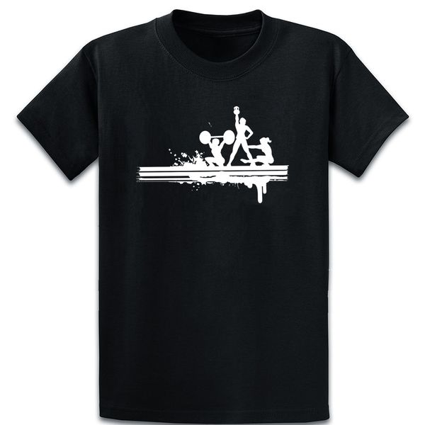 

crossfit силуэт футболка хлопок основные вокруг шеи пользовательские сумасшедший лето стиль стандартный природные shirt спорт толстовка с ка