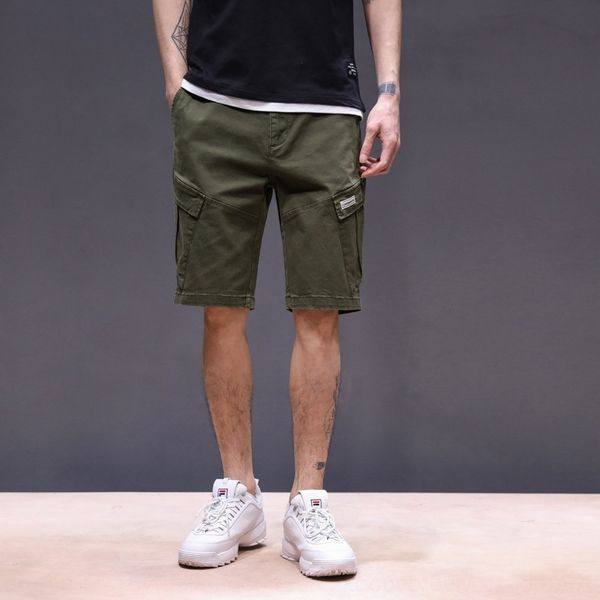 

54s9p wear shorts fashion brand summer shorts men's korean pants men's casual capris pants loose fashion sports sports kzzap, Blue