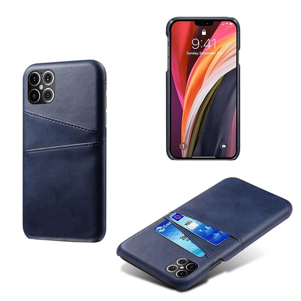 

43fgshell phone 12pro mobile leather card for iphone 12 max 6.1 anti-fall protective sleeve