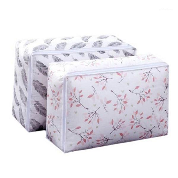 

storage bags foldable quilt pillow blanket bag household items organizer finishing dust quilts pouch washable1