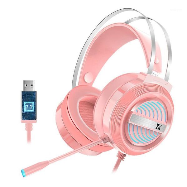 

wired usb gaming headset 7.1 with mic microphone 7 led surround sound for ps4 pc lapgamer switch1
