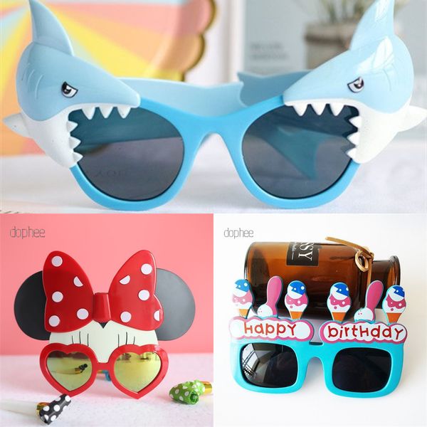 

солнцезащитные очки party dophee смешные 1шт счастливые очки tropical костюмированный благоприятная fun день рождения photo booth реквизит к