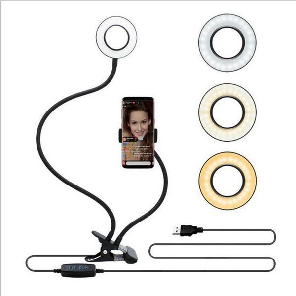 

p studio selfie led ring light with cell phone mobile holder for youtube live stream makeup,phone lamp for /android