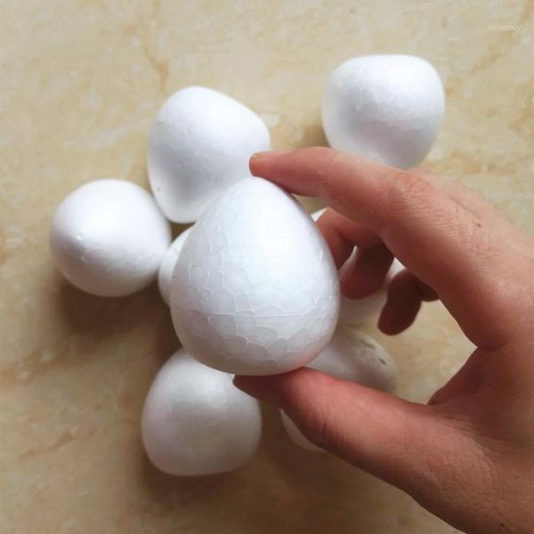 

50pcs 5.5cm/2.165in white water drop modeling foam rose bud for nylon stocking flower accessories styrofoam buds1