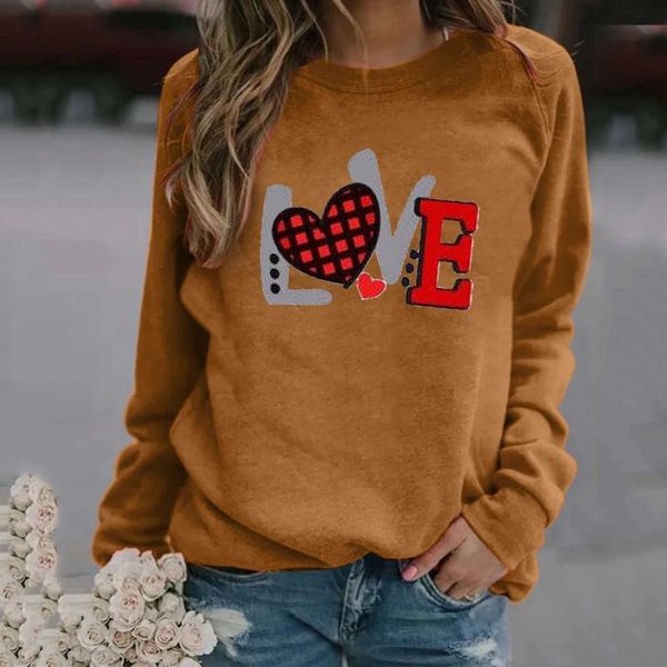 

women letter embroidery pullover valentine's day crewneck oversized hoodies women sweatshirt autumn new street fashion pullover, White;black