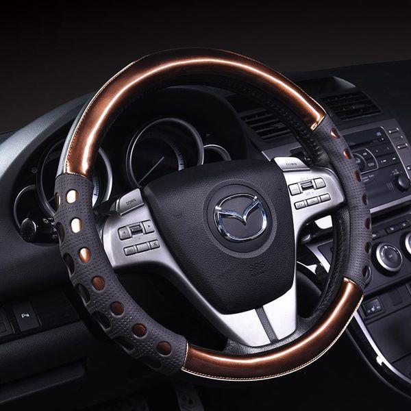 

personalized slip-resistant fashion steering wheel cover for 3 horse 6 horse 2cx-5 car cover steering-wheel