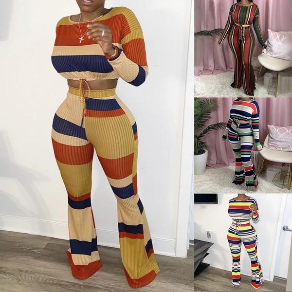 

women's tracksuits 2021 tracksuit 2pcs women set hoodies crop sweatshirt+side stripe pants hooded 2 pieces sets clothing suits female, Gray