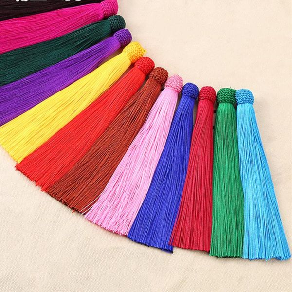 

2pc polyester net cap tassel diy pendant jewelry home textile curtain garments decorative accessories key chain handbag pendants h jllfpy