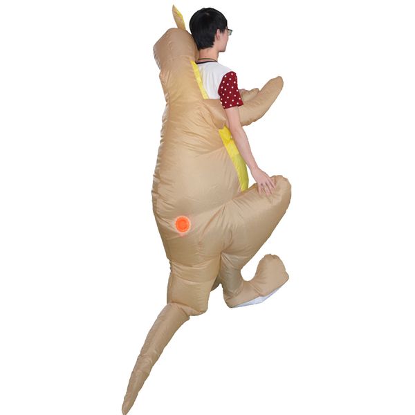 

kangaroo inflatable costume blowup jumpsuit halloween fancy dress
