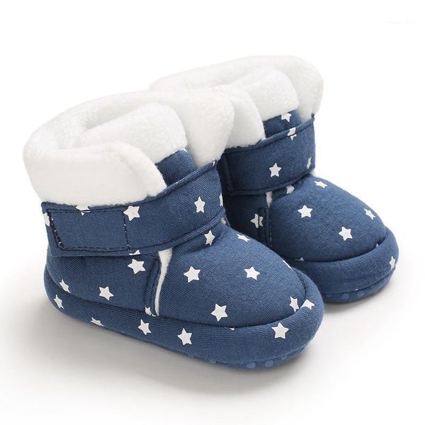 

boots winter baby cotton shoes for girl toddlers boy slip-on snow warm round toe non-slip kids' ankle boot 0-1 years1, Black;grey