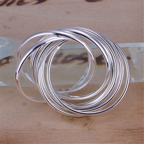 

color nine silver circles listing retro ring new circle women lady rings fashion jewelry ing