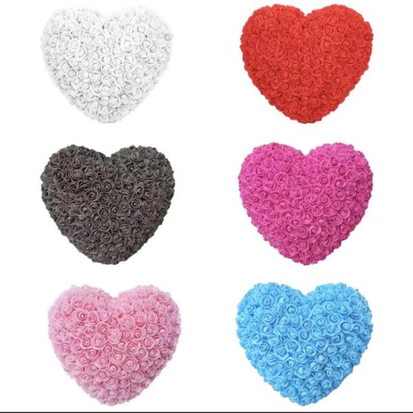 

25cm wall rose heart artificial heart gift artificial wedding decoration red rose flower flower birthday valentine's bear puqsf