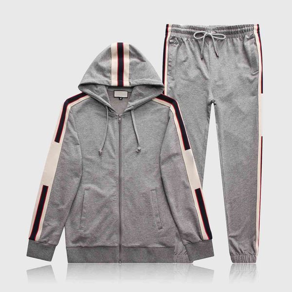 

2020 men sportswear sportswear and sweatshirts autumn winter jogger sporting suit mens sweat suits tracksuits set plus size -3xl, Gray